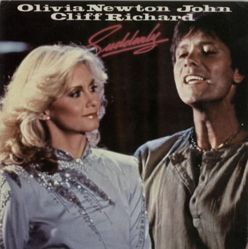 Olivia Newton John Suddenly 7" vinyl single (7 inch record / 45) Spanish ONJ07SU140746