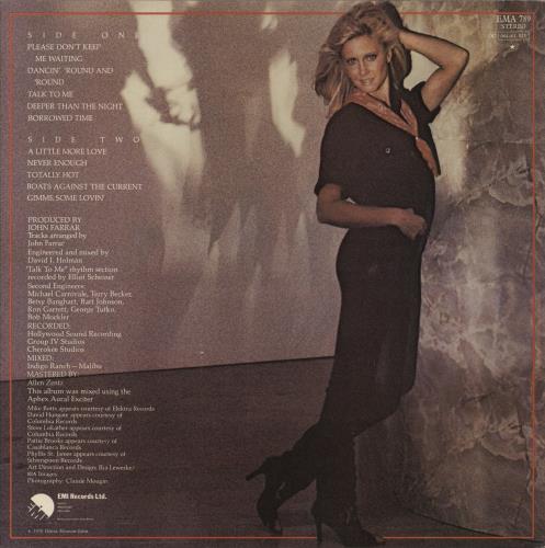 Olivia Newton John Totally Hot vinyl LP album (LP record) UK ONJLPTO34154