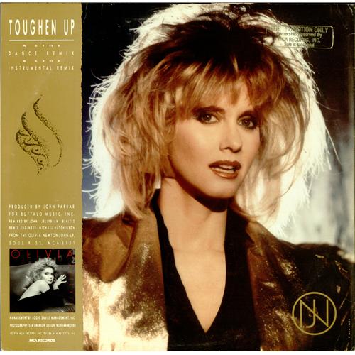 Olivia Newton John Toughen Up 12" vinyl single (12 inch record / Maxi-single) US ONJ12TO25916