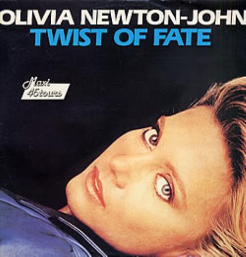 Olivia Newton John Twist Of Fate 12" vinyl single (12 inch record / Maxi-single) French ONJ12TW234916