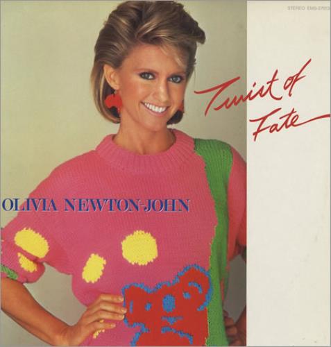 Olivia Newton John Twist Of Fate 12" vinyl single (12 inch record / Maxi-single) Japanese ONJ12TW411325