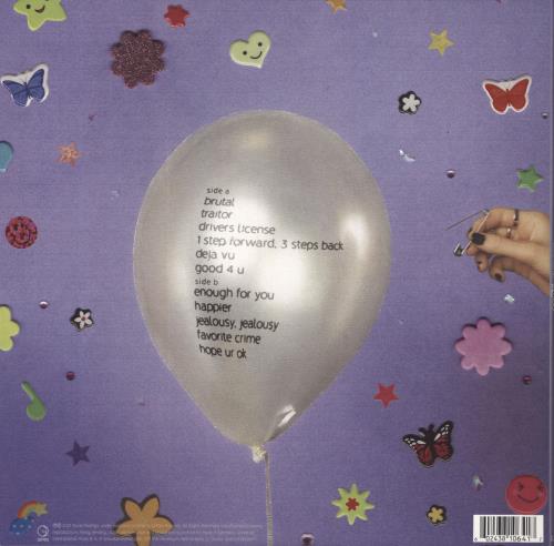 Olivia Rodrigo Sour vinyl LP album (LP record) UK 3SVLPSO827101