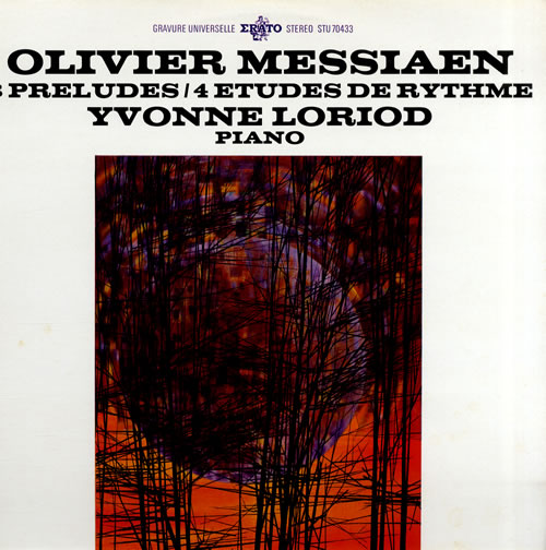 Olivier Messiaen 8 Preludes/ 4 Etudes De Rythme vinyl LP album (LP record) French M2-LPPR560412