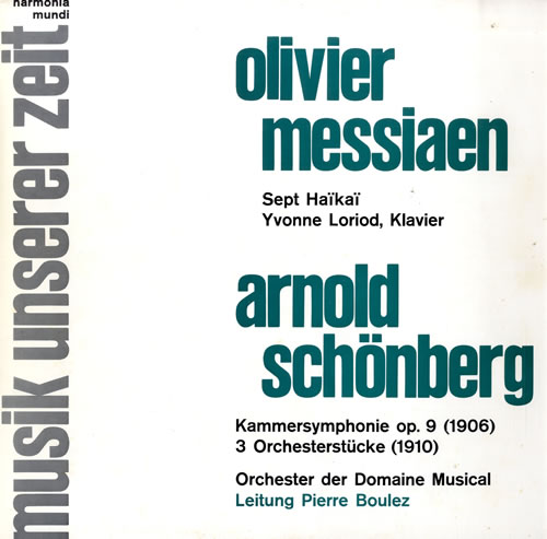 Olivier Messiaen Sept Haikai vinyl LP album (LP record) German M2-LPSE560409