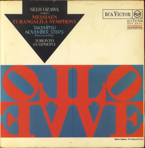 Olivier Messiaen Turangal�la Symphony / November Steps 2-LP vinyl record set (Double LP Album) UK M2-2LTU667554