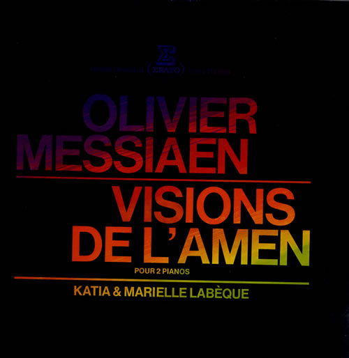 Olivier Messiaen Visions De L'Amen vinyl LP album (LP record) UK M2-LPVI560402