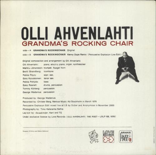 Olli Ahvenlahti Grandma's Rocking Chair 12" vinyl single (12 inch record / Maxi-single) Finnish 8QY12GR854135
