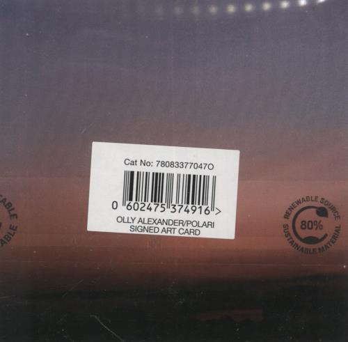 Olly Alexander Polari - Purple Vinyl + Signed Art Card - Sealed vinyl LP album (LP record) UK 805LPPO863601