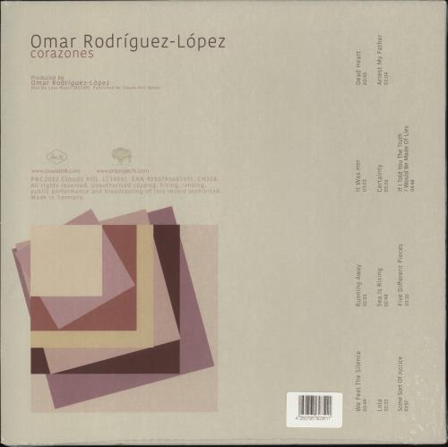Omar Rodriguez-Lopez Corazones - Clouds Hill Edition - Recycled Vinyl - Sealed vinyl LP album (LP record) UK ORULPCO877596