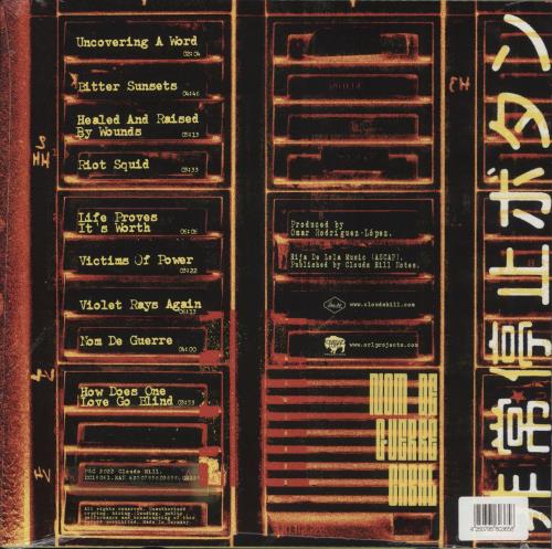 Omar Rodriguez-Lopez Nom De Guerre Cabal - Clouds Hill Edition - Recycled Vinyl - Sealed vinyl LP album (LP record) UK ORULPNO877607