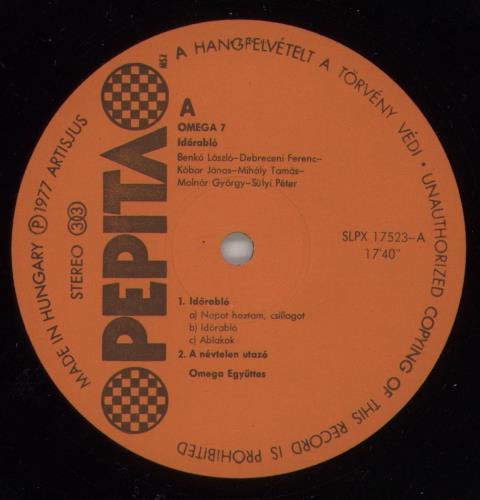 Omega Omega 7: Idorabl� vinyl LP album (LP record) Hungarian OMILPOM864854