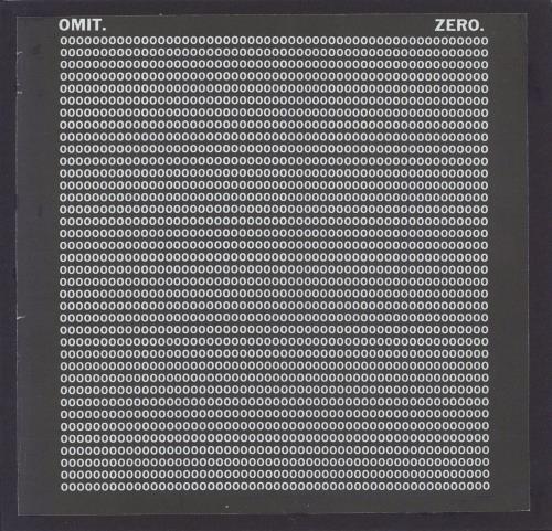 Omit Zero 7" vinyl single (7 inch record / 45) New Zealand 32S07ZE776522