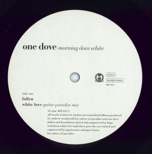 One Dove Morning Dove White 2-LP vinyl record set (Double LP Album) UK OND2LMO125017