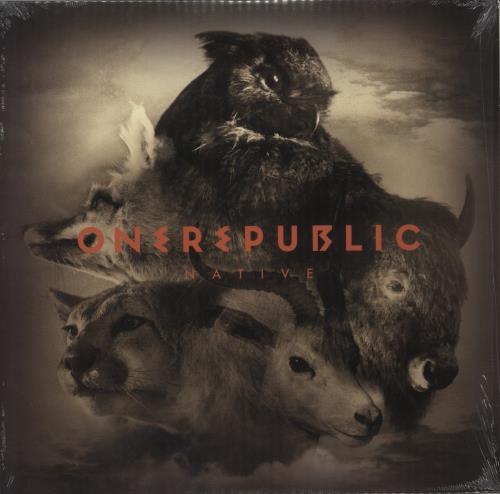 OneRepublic Native - Clear Vinyl + Autographed Print - Sealed 2-LP vinyl record set (Double LP Album) US OEN2LNA879619