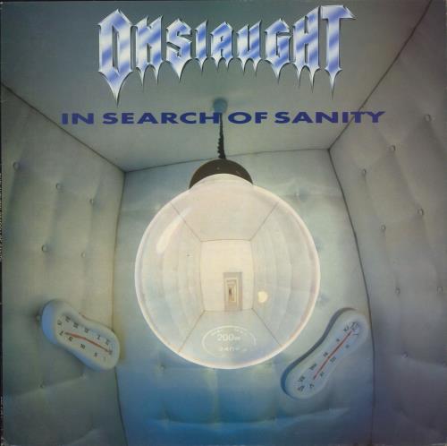 Onslaught In Search Of Sanity vinyl LP album (LP record) UK ONULPIN500884