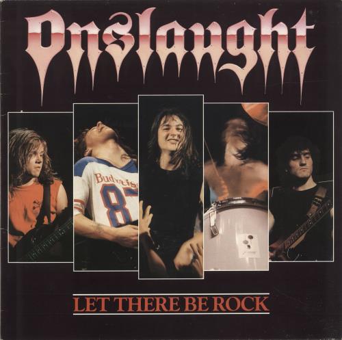 Onslaught Let There Be Rock 12" vinyl single (12 inch record / Maxi-single) UK ONU12LE692118