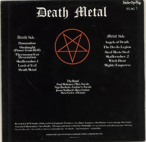 Onslaught Power From Hell vinyl LP album (LP record) UK ONULPPO700570