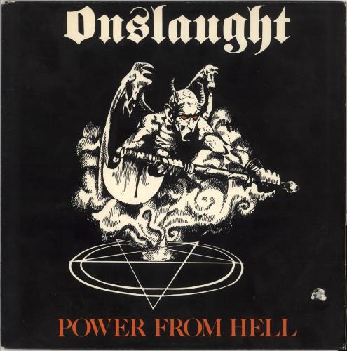 Onslaught Power From Hell vinyl LP album (LP record) US ONULPPO746788