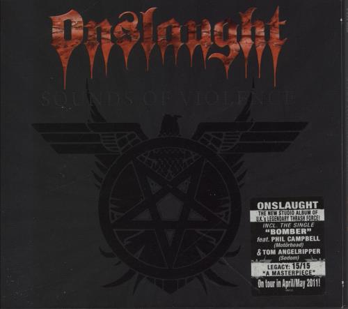 Onslaught Sounds Of Violence CD album (CDLP) UK ONUCDSO762419