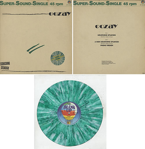 Oozay Scratching Situation - Green Marble 12" vinyl single (12 inch record / Maxi-single) German OAZ12SC323809
