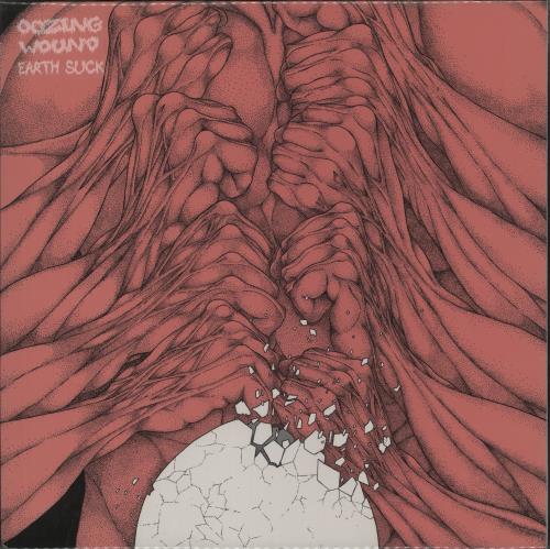 Oozing Wound Earth Suck - Pink Vinyl vinyl LP album (LP record) US 080LPEA878872