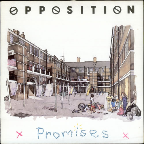 Opposition Promises vinyl LP album (LP record) UK OP2LPPR525936