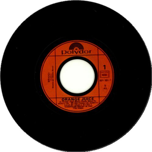 Orange Juice Bridge 7" vinyl single (7 inch record / 45) French ORJ07BR423929