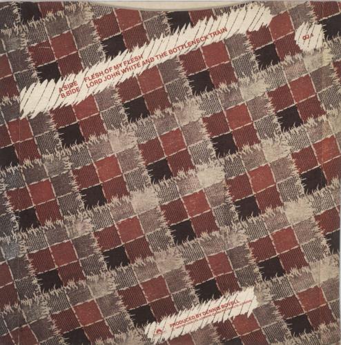 Orange Juice Flesh Of My Flesh + Insert 7" vinyl single (7 inch record / 45) UK ORJ07FL723692