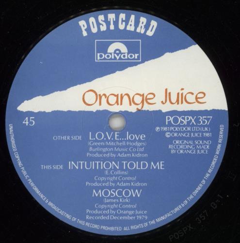 Orange Juice Love...Love 12" vinyl single (12 inch record / Maxi-single) UK ORJ12LO33054