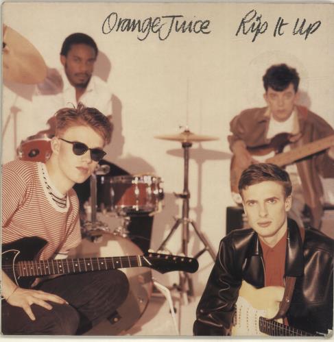 Orange Juice Rip It Up + inner vinyl LP album (LP record) UK ORJLPRI658371