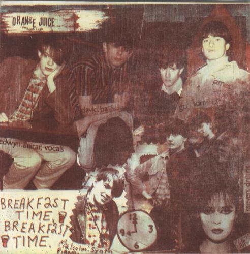 Orange Juice Simply Thrilled Honey + Insert - 2nd 7" vinyl single (7 inch record / 45) UK ORJ07SI887851