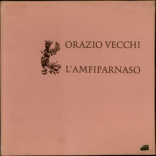 Orazio Vecchi L'Amfiparnaso 2-LP vinyl record set (Double LP Album) German OT62LLA536280