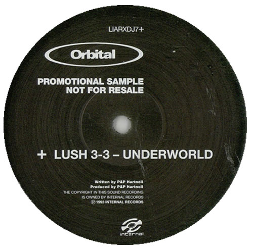 Orbital Lush 3-3 12" vinyl single (12 inch record / Maxi-single) UK ORT12LU99793