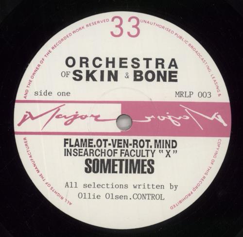 Orchestra Of Skin & Bone Orchestra Of Skin & Bone vinyl LP album (LP record) Australian 83CLPOR860647