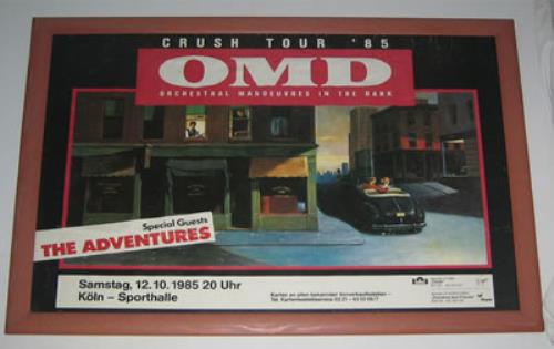 Orchestral Manoeuvres In The Dark Crush Tour 1985 - German Poster poster German OMDPOCR374058