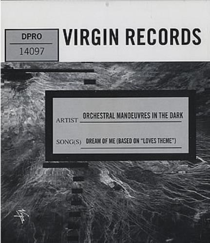 Orchestral Manoeuvres In The Dark Dream Of Me CD single (CD5 / 5") US OMDC5DR22113