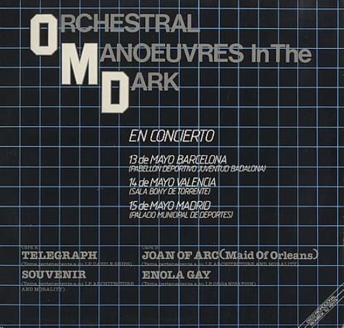 Orchestral Manoeuvres In The Dark En Concierto 12" vinyl single (12 inch record / Maxi-single) Spanish OMD12EN59547