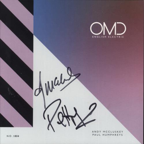 Orchestral Manoeuvres In The Dark English Electric - Numbered & Autographed CD Album Box Set UK OMDDXEN865980