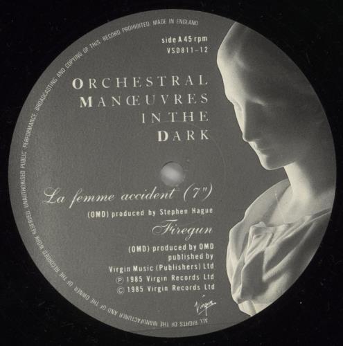 Orchestral Manoeuvres In The Dark La Femme Accident 12" vinyl single (12 inch record / Maxi-single) UK OMD12LA21856