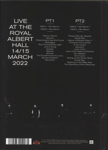 Orchestral Manoeuvres In The Dark Live At The Royal Albert Hall 2022: Deluxe Edition 4-CD album set UK OMD4CLI865989