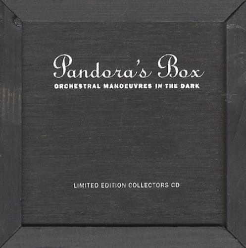 Orchestral Manoeuvres In The Dark Pandora's Box - Wooden Box CD single (CD5 / 5") UK OMDC5PA07703