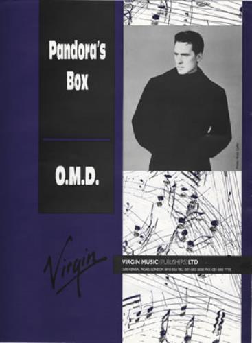 Orchestral Manoeuvres In The Dark Pandora's Box sheet music UK OMDSMPA355902
