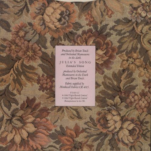 Orchestral Manoeuvres In The Dark Talking Loud And Clear 12" vinyl single (12 inch record / Maxi-single) UK OMD12TA20417