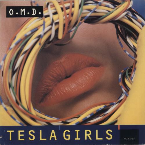 Orchestral Manoeuvres In The Dark Tesla Girls 12" vinyl single (12 inch record / Maxi-single) UK OMD12TE45006