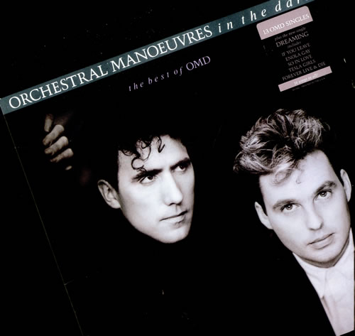 Orchestral Manoeuvres In The Dark The Best Of OMD - Gold promo stamped vinyl LP album (LP record) US OMDLPTH504614