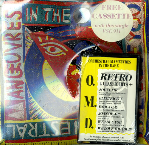 Orchestral Manoeuvres In The Dark We Love You + cassette 7" vinyl single (7 inch record / 45) UK OMD07WE16723