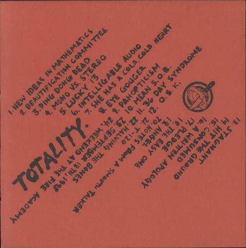 Orchid Totality vinyl LP album (LP record) US OVDLPTO878365