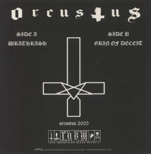 Orcustus Wrathrash 7" vinyl single (7 inch record / 45) US 64C07WR837988