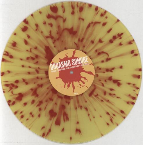 Orgasmo Sonore Omaggio A Bruno Nicolai Ed Alle Sue Musiche Per Il Cinema Giallo - Yellow with Red Splatter Vinyl 12" vinyl single (12 inch record / Maxi-single) Austrian 8YV12OM857671