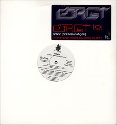 Orgy Fiction 12" vinyl single (12 inch record / Maxi-single) US RGY12FI169858